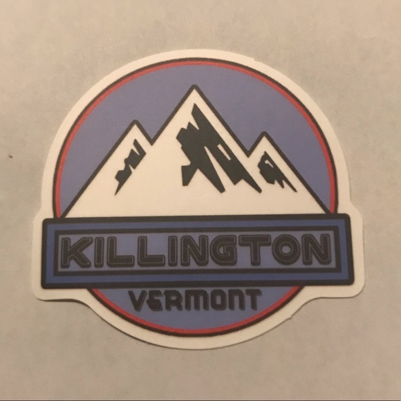 Killington Vermont Matte Finish PVC Removable Waterproof Decor Accent Sticker - Picture 8 of 9